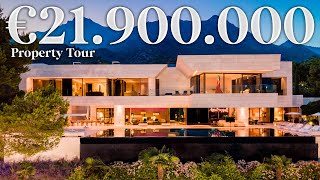 Mega Mansion Tour Inside a €21900000 Luxury Modern House in Marbella  El Nido  Drumelia [upl. by Farrel611]