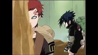 Sasuke vs Gaara  Chunin Exam 60 FPSTHE DEMON IS AWAKE [upl. by Gerick]