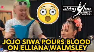 JOJO SIWA POURS BLOOD ON ELLIANA WALMSLEY DANCE MOMS SEASON 8 [upl. by Moritz]