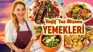 Yaz Akşamları için İdeal Kurtarıcı ve Hafif Yemek Tarifleri ☀️🍉⛱️ YAZ YEMEKLERİ [upl. by Monney]