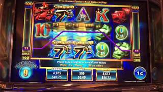 Ainsworth  Stormin 7s Slot Machine Bonuses  Big Win [upl. by Nnairac648]