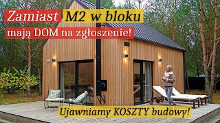 Eko DOM do 70 m2 na zgłoszenie 🏠 Realny koszt budowy domu BEZ POZWOLENIA NOWOCZESNA STODOŁA [upl. by Schlosser395]