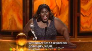 Gabourey Sidibe  41st NAACP Image Awards  Outstanding Actress in a Motion Picture [upl. by Siravat]