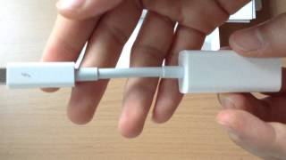 Apple Thunderbolt to Gigabit Ethernet Adapter Unboxing Demo amp Review [upl. by Macmahon]