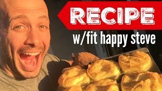 Cloud Bread Recipe  Fit Happy Steve SECRET [upl. by Ibson]