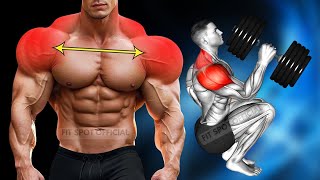 6 Effective Exercises for BIGGER SHOULDERS and TRAPS [upl. by Docile]