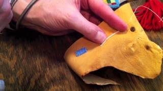 Beading How To  Applique Stitch [upl. by Holly807]