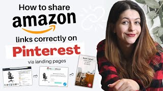 How to share Amazon affiliate links amp images on Pinterest correctly [upl. by Heger948]