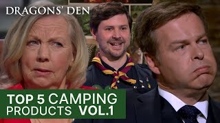 Top 5 Camping Products Pitched In The Den Vol 1  Dragons Den [upl. by Kreegar]