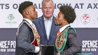 FACE OFF  Errol Spence Jr vs Shawn Porter  After LA Final Press Conference [upl. by Nohs]