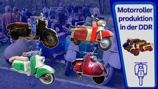 Entwicklung der Motorrollerproduktion in der DDR  IWL Pitty I Scooter Germany [upl. by Ariamo389]