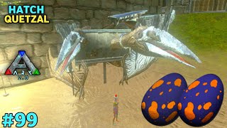 LETS HATCH PURLOVIA QUETZAL DILOPHOSAURUS  ARK MOBILE BRUTAL GAMEPLAY 99 [upl. by Irving]