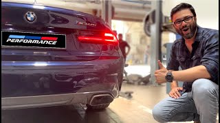 BMW M340i M Performance Exhaust  Install amp Sounds  4K [upl. by Nylqcaj]