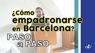 🖊 Cómo empadronarse en Barcelona por Internet  Paso a Paso [upl. by Niwdog]