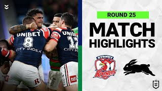 Sydney Roosters v South Sydney Rabbitohs  Match Highlights  Round 25 2022  NRL [upl. by Ilana]