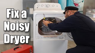 GE Dryer Makes Squeaking Grinding or Other Noises  How to Fix [upl. by Sayce401]