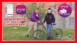 PICAP en BICICLETA 😱 DOMICILIOS y MENSAJERÍA pibox 📦 [upl. by Ingram]