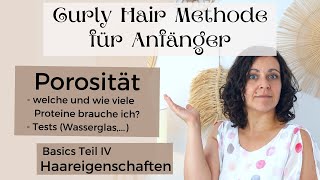 Porosität  Wasserglastest  Curly Hair Methode Für Anfänger  Basics Teil 4 Haareigenschaften [upl. by Adnoryt416]