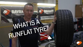 What is a Runflat tyre  Davanti Protoura Sport DSP Runflat [upl. by Nonnarb248]