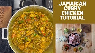 Jamaican Curry Chicken Tutorial [upl. by Aivle]