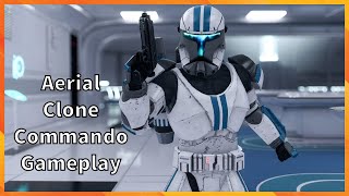 Aerial Clone Commando Gameplay Star Wars Battlefront 2 [upl. by Winona]