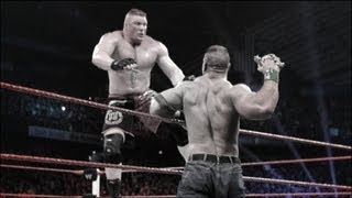 John Cena vs Brock Lesnar Extreme Rules Match highlights [upl. by Cagle115]