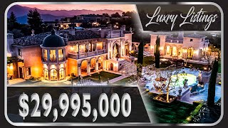 Mega Mansion in Calabasas California  29995000 [upl. by Anoed]