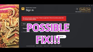 SOCIAL CLUB COULD NOT CREATE A SIGN IN TOKEN FIX GTA V ONLINE [upl. by Mansur]