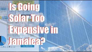 Is going solar too expensive in Jamaica [upl. by Sylas373]