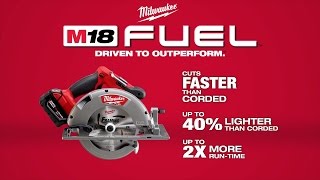 Milwaukee® M18 FUEL™ 714” Circular Saw [upl. by Tnilk727]