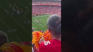 My first chiefs game and we got A W how bout those chiefs chiefskingdom chiefs [upl. by Eceer]