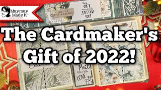 Cardmakers this one will be ALL THE RAGE under the tree Maymays Craft OClock [upl. by Nnaillij899]