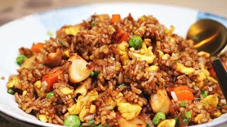 BETTER THAN TAKEOUT AND EASY Chinese Chicken Fried Rice Recipe [upl. by Atig839]