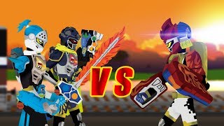 【仮面ライダーエグゼイド】PIVOT Kamen Rider PARADX VS Brave and Snipe [upl. by Arri]