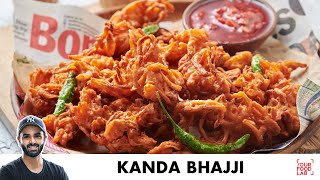 Kanda Bhajji Recipe  Super Crispy Tips  कुरकुरा कांदा भज्जी बनाने का तरीक़ा  Chef Sanjyot Keer [upl. by Akemhs]