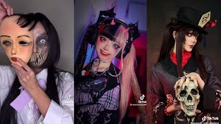 BEST TikTok cosplay completion 7 Halloween edition [upl. by Ketty]