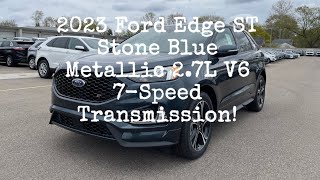 2023 FORD EDGE ST IN STONE BLUE METALLIC LAST OF ITS KIND [upl. by Haggai]