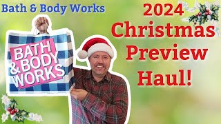 Bath amp Body Works Christmas Preview Haul [upl. by Ezra]