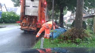 Müllabfuhr Flensburg 1 German garbage truck [upl. by Breech]