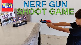 SHOOT GAME  Digital Target for Nerf Guns  Toy Review  Willys Toys [upl. by Corri174]