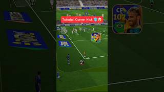 Tutorial Corner Kick 🥶🤯 efootball efootball2025 gameplay gaming shorts shortsfeed [upl. by Justicz]