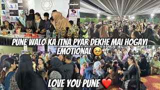 Pune Walo Ka Itna Pyaar Dekhe Mai Hogayi Emotional 🥹  Itna Crowd Aaya Baapre 😱  Love You Pune ❤️ [upl. by Eitsirhc]