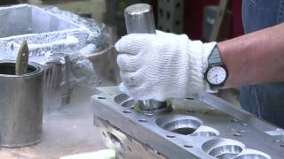 Edelbrock Cylinder Head Assembly Factory Tour 2011 [upl. by Belsky]