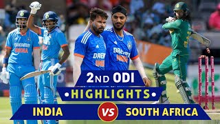 India vs South Africa 2nd ODI Highlights 2023  IND vs SA 2nd ODI  IND vs SA ODI Highlights 2023 [upl. by Betz]