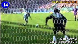 Giuseppe Signori  188 goals in Serie A part 15 137 Foggia and Lazio 19911993 [upl. by Weatherby]