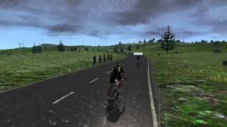 Bkool 3D RealWeather  Rain [upl. by Lianna932]