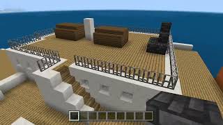 Starting the top of the RMS Lusitania  Minecraft Timelapse [upl. by Aronow]