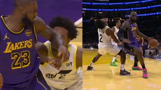 LeBron James elbowed Collin Sexton in the face and refs didn’t care at all 😭 [upl. by Devondra91]