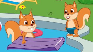 Bridie Squirrel en Español  Mar de Oportunidades Juguetes Inflables para Todos Para Niños [upl. by Ingeberg211]