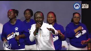 WORSHIP MEDLEY by NTIANANE ART OF WORSHIP with APOSTLE ABRAHAM LAMPTEY ACCRA EDITION [upl. by Haskell]